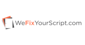 We Fix Your Script